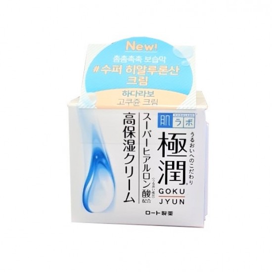 Mentholatum - Hada Labo Gokujyun Super Hyaluronic Face Cream 50g 8809020349203 www.tsmpk.com