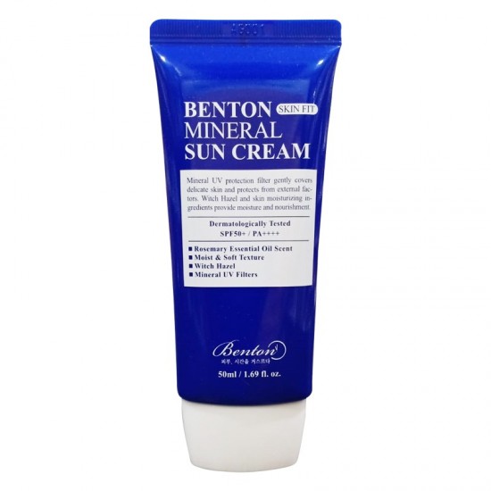 Benton - Mineral Sun Cream SPF50+ PA++++ 50ml 8809566991560 www.tsmpk.com