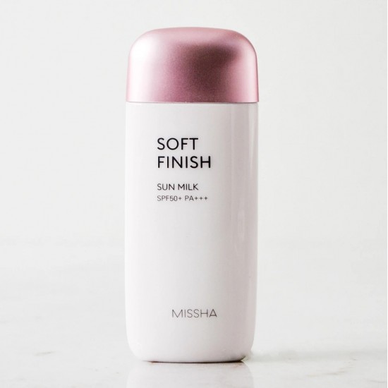 Missha - All Around Safe Block Soft Finish Sun Milk SPF50+ PA+++ 70ml 8809581452367 www.tsmpk.com