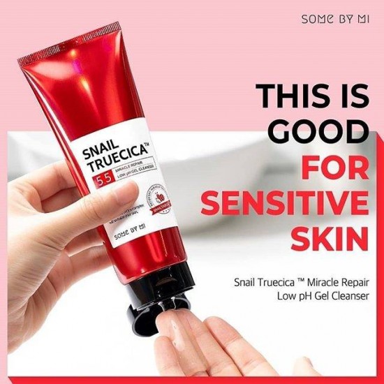 Some By Mi - Snail Truecica Miracle Repair Low Ph Gel Cleanser 100ml 8809647390497 www.tsmpk.com