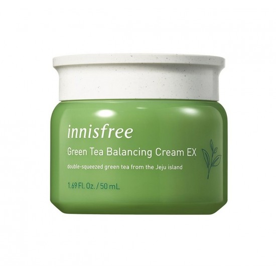 Innisfree - Green Tea Balancing Cream EX 50ml 8809612852579 www.tsmpk.com