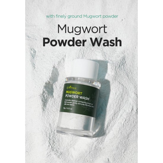 Isntree - Mugwort Powder Wash 15g 8809236799229 www.tsmpk.com