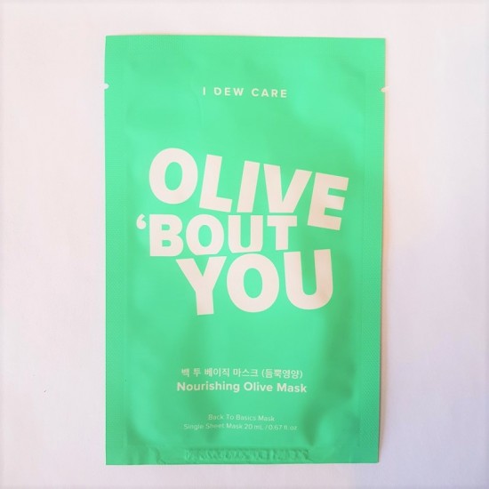 I Dew Care -  Sheet Mask Nourishing Olive 8806190712530 www.tsmpk.com