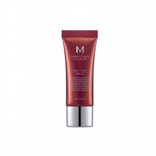 Missha - M Perfect Cover BB Cream SPF 42 PA+++ 20ml Color 21 8806333395361 www.tsmpk.com