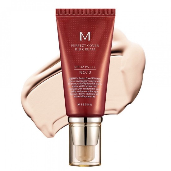 Missha - M Perfect Cover BB Cream SPF 42 PA+++ 50ml Color 13 8809530034330 www.tsmpk.com