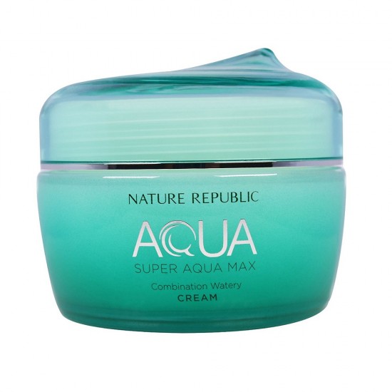 Nature Republic - Super Aqua Max Combination Watery Cream 80ml 8806173437108 www.tsmpk.com