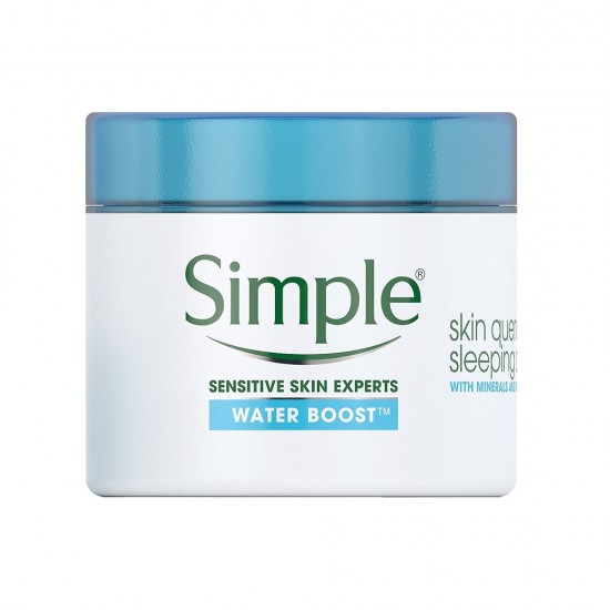 Simple - Water Boost Skin Quench Sleeping Cream 50ml 8710908810664 www.tsmpk.com