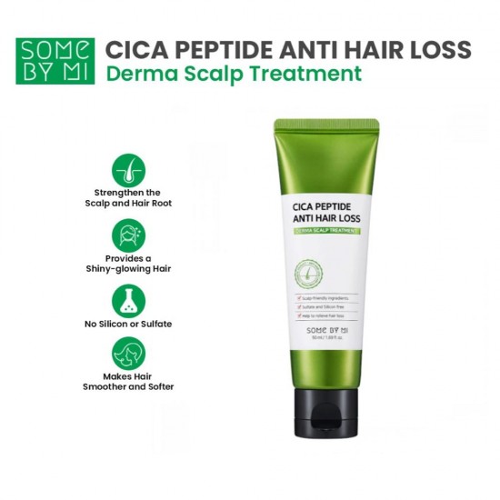 Some By Mi - Cica Peptide Anti Hair Loss Derma Scalp Treatment 50ml 8809647390985 www.tsmpk.com