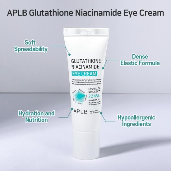 APLB - Glutathione Niacinamide Eye Cream 20ml 8809874682754 www.tsmpk.com