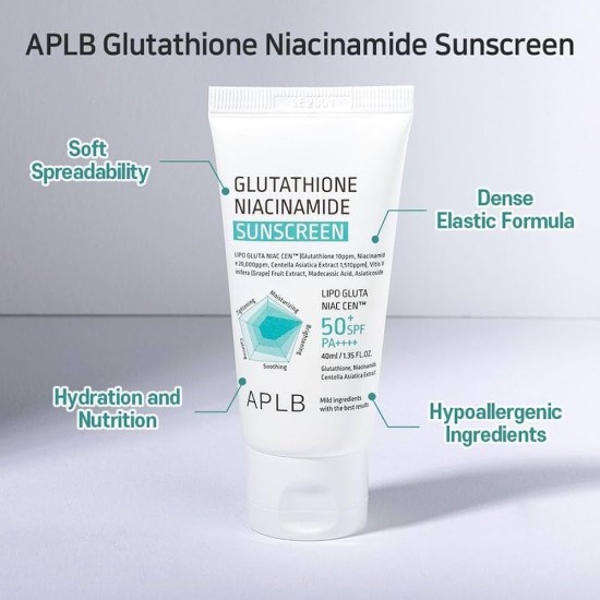 APLB - Glutathione Niacinamide Sunscreen 40ml