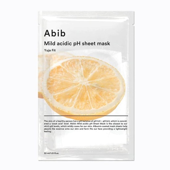 Abib - Mild Acidic pH Sheet Mask Yuja Fit 8809657125874 www.tsmpk.com