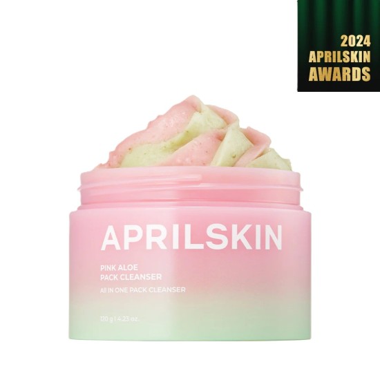 AprilSkin - Pink Aloe Pack Cleanser 120g