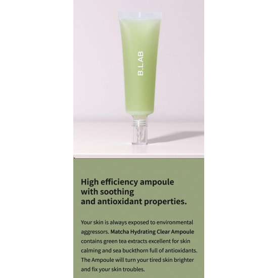 B-Lab - Matcha Hydrating Clear Ampoule 50ml