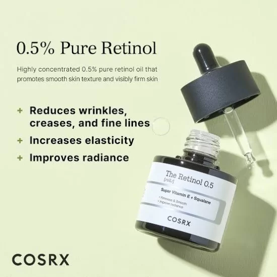 COSRX - The Retinol 0.5 Oil 20ml 8809598454644 www.tsmpk.com