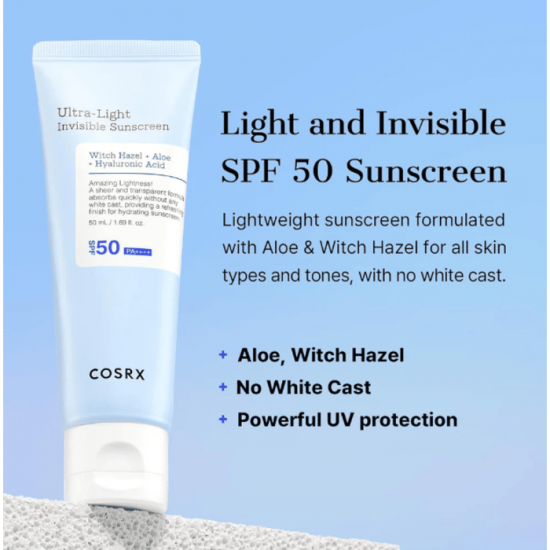 COSRX - Ultra Light Invisible Sunscreen 50ml