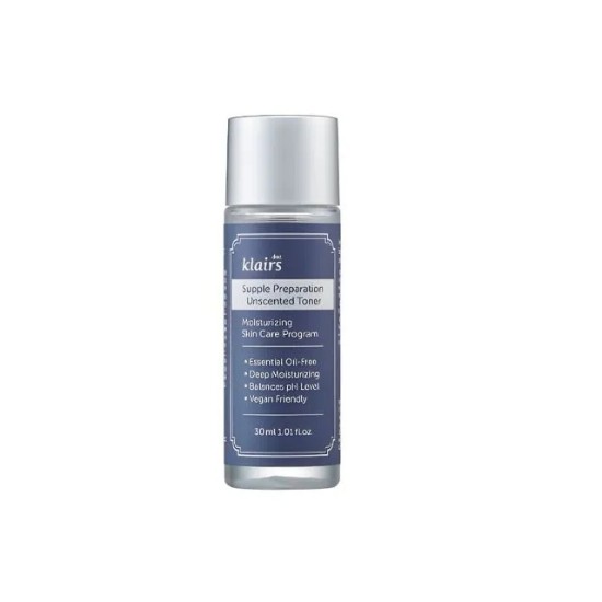 Dear Klairs - Supple Preparation Unscented Toner Mini 30ml