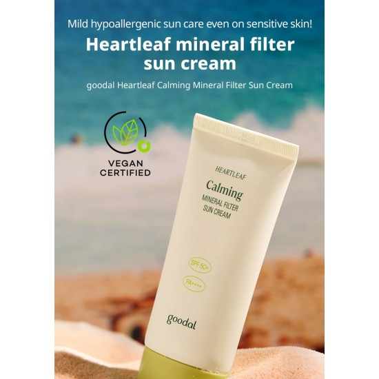 Goodal - Heartleaf Calming Mineral Filter Sun Cream 50ml