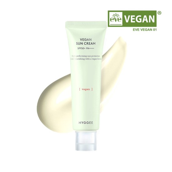 Hyggee - Vegan Sun Cream SPF 50+ PA++++ 50ml 8809561820391 www.tsmpk.com