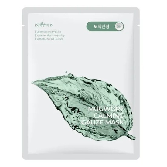 Isntree - Mugwort Calming Gauze Sheet Mask New Version