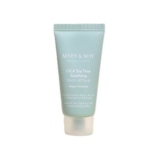 Mary&May - Cica Tea Tree Soothing Wash Off Mask Pack Mini 30g