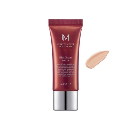 Missha - M Perfect Cover BB Cream SPF 42 PA+++ 20ml Color 21 8806333395361 www.tsmpk.com