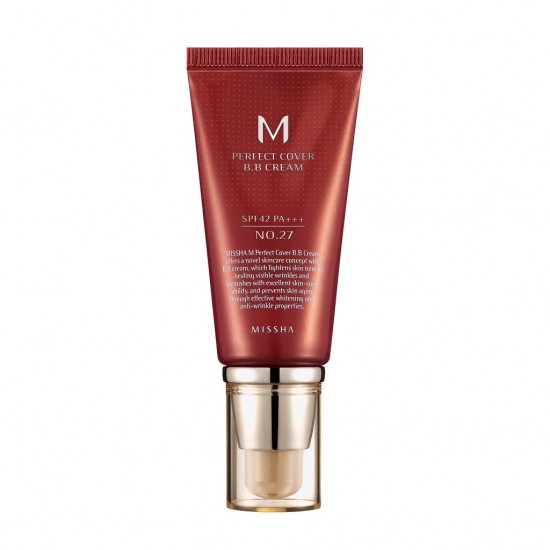 Missha - M Perfect Cover BB Cream SPF 42 PA+++ 50ml Color 27 8806150614485 www.tsmpk.com