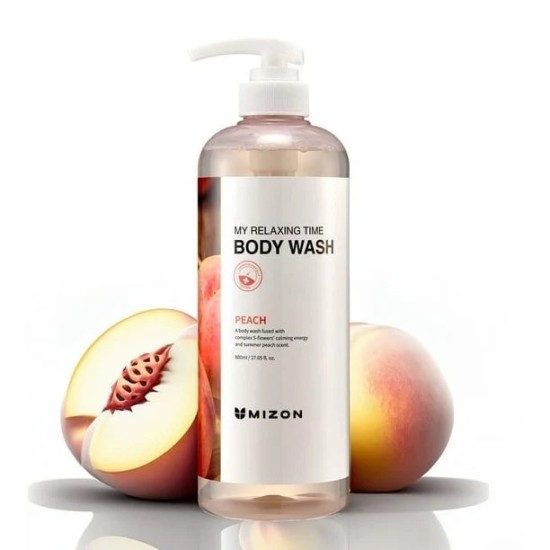 Mizon - My Relaxing Time Body Wash Peach 800ml