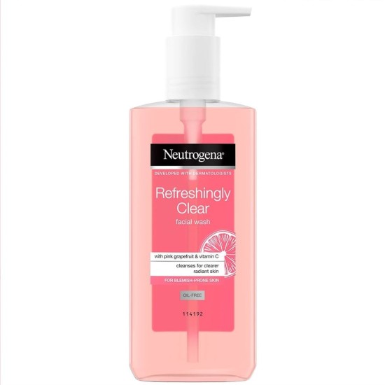 Neutrogena - Refreshingly Clear Facial Wash with Pink Grapefruit 200ml 3574660569759 www.tsmpk.com