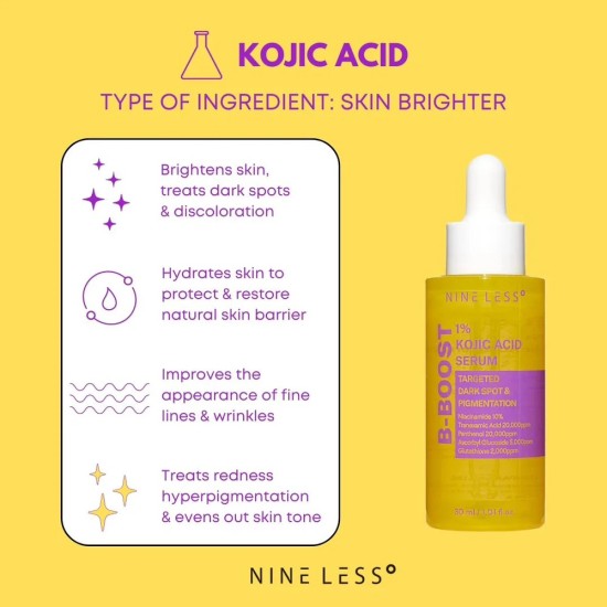 Nineless - B-Boost 1% Kojic Acid Serum 30ml