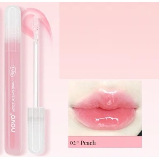 Nova - Moisturizing DuDu Lip Oil Peach 2g