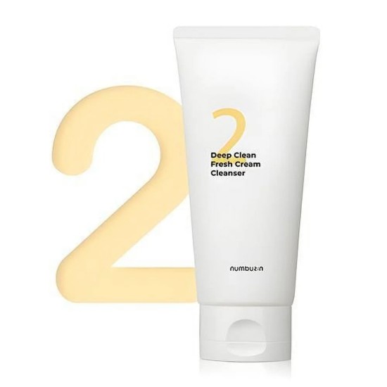 Numbuzin - No. 2 Deep Clean Fresh Cream Cleanser 120ml