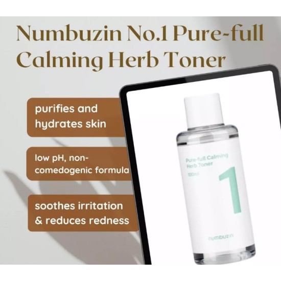 Numbuzin - No.1 Pure-Full Calming Herb Toner 100ml