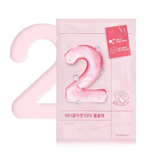 Numbuzin - No.2 Water Collagen 65% Voluming Sheet Mask