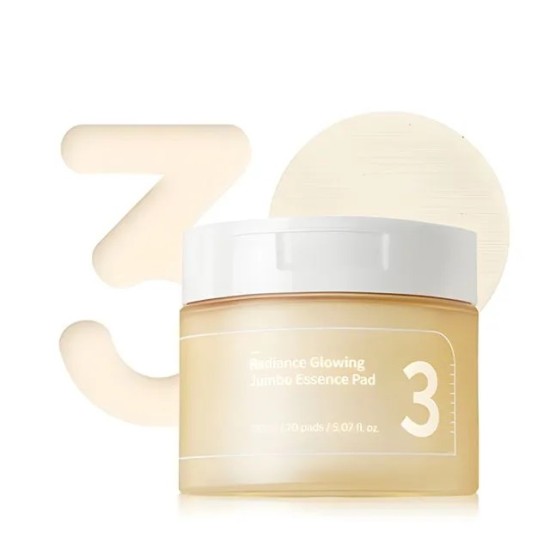 Numbuzin - No.3 Radiance Glowing Jumbo Essence Pad 70 sheets