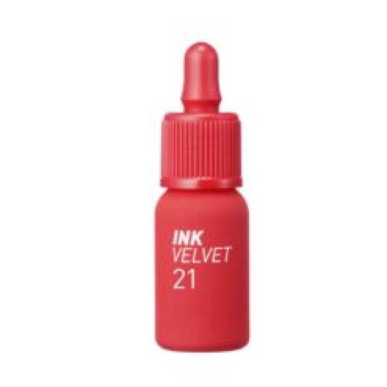 Peripera - Ink The Velvet No 21 Vitality Coral Red 4g