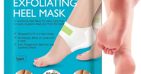 PUREDERM Exfoliating Heel Mask (1 Pair) - Foot Peel Masks that remove dead  skin cracked heels dry skin and calluses from your heels - Calculated  Intensive care for the heel area- The