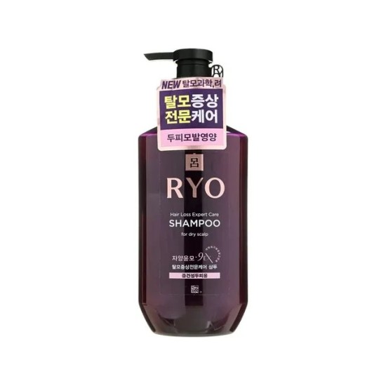 Ryo - Hair Loss Expert Care 9EX Shampoo For Dry and Normal Scalp 400ml