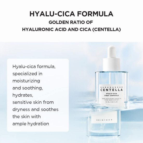 Skin1004 - Madagascar Centella Hyalu-Cica First Ampoule 100ml 8809576261486 www.tsmpk.com