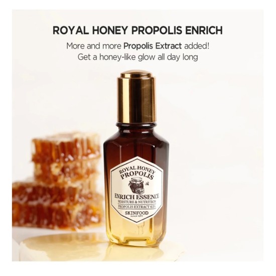 Skinfood - Royal Honey Propolis Enrich Essence 50ml 8809511276728 www.tsmpk.com