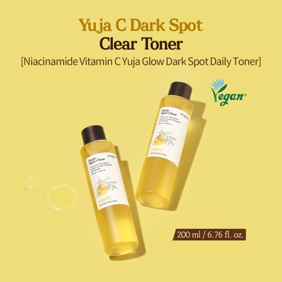 Skinfood - Yuja C Dark Spot Clear Toner 200ml 8809032673525 www.tsmpk.com