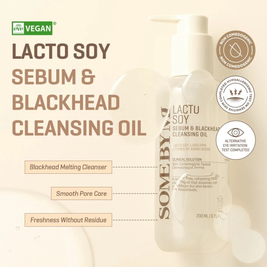 Some By Mi - Lacto Soy Sebum and Blackhead Cleansing Oil 200ml