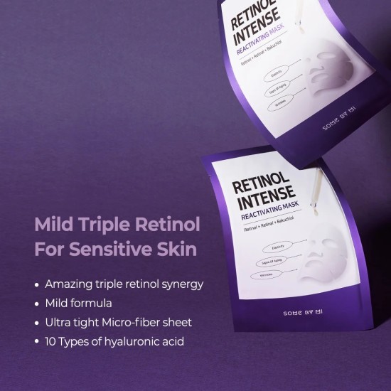 Some By Mi - Retinol Intense Reactivating Sheet Mask 8809647392637 www.tsmpk.com