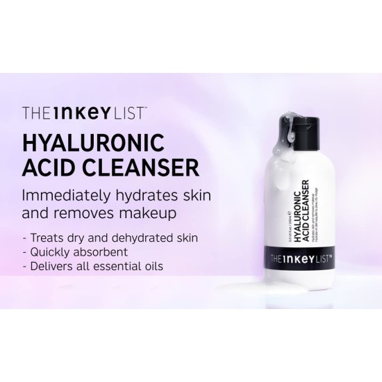 The Inkey List - Hyaluronic Acid Cleanser 150ml 5060879823242 www.tsmpk.com