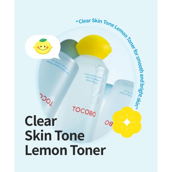 Tocobo - AHA BHA Lemon Toner 150ml 8809835060003 www.tsmpk.com