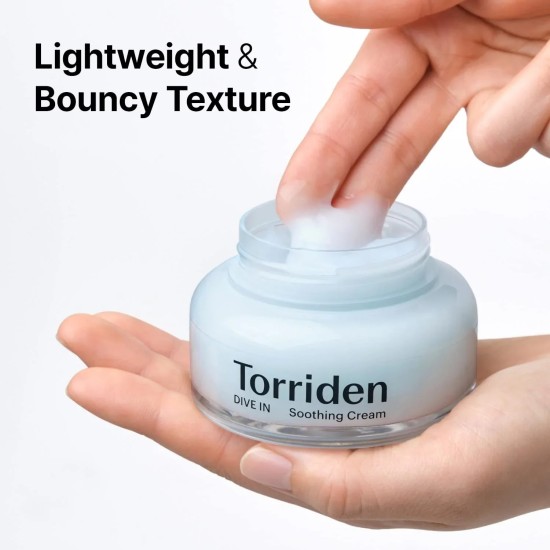 Torriden - DIVE-IN Low Molecular Hyaluronic Acid Soothing Cream 100ml 8809784600183 www.tsmpk.com