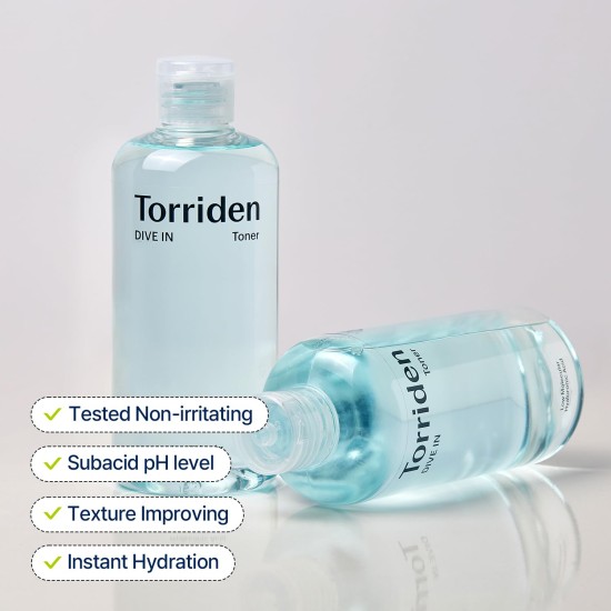 Torriden - DIVE-IN Low Molecule Hyaluronic Acid Toner 300ml 8809504743237 www.tsmpk.com