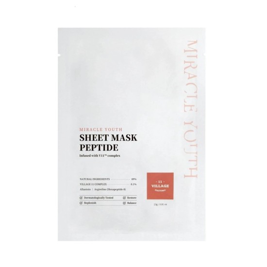 Village 11 Factory - Miracle Youth Sheet Mask Peptide
