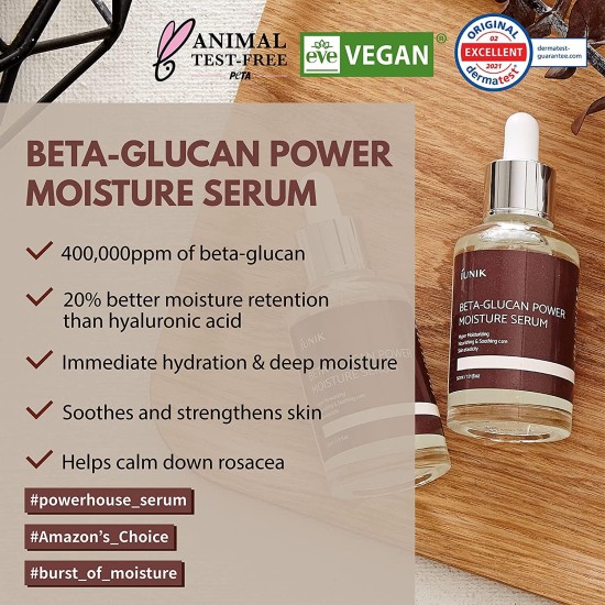 iUNIK - Beta-Glucan Power Moisture Serum Mini 15ml 9200471 www.tsmpk.com