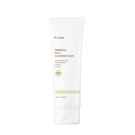 iUNIK - Centella Mild Cleansing Foam 120ml 8809728080248 www.tsmpk.com