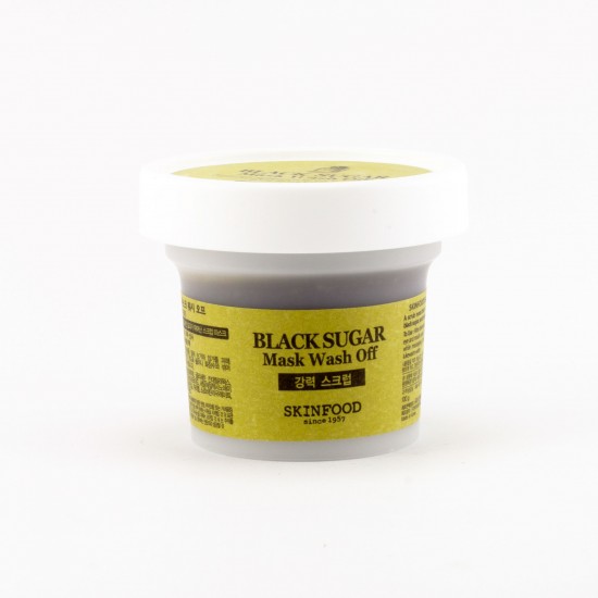 SkinFood - Black Sugar Mask Wash off 100g 8809153100634 www.tsmpk.com